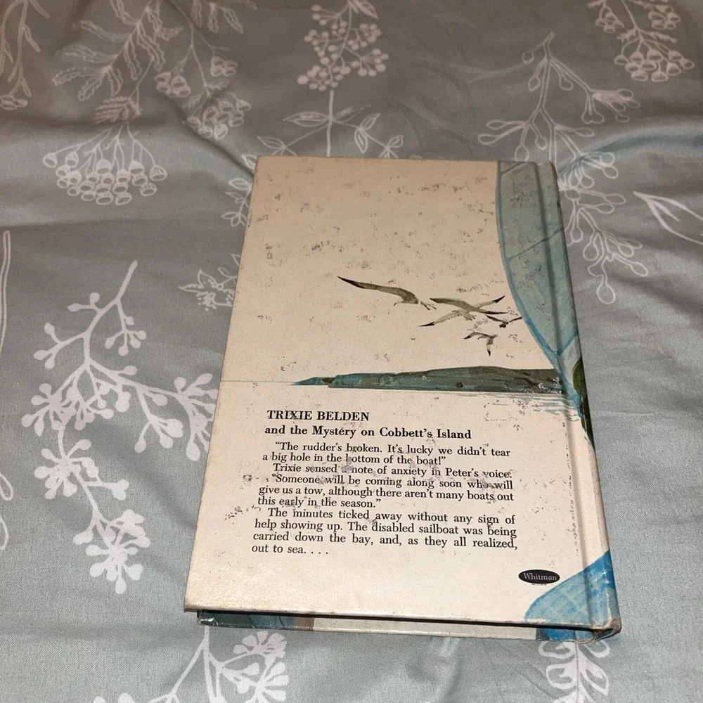 Trixie Belden and‎ the Mystery On cobbett's Island Vintage Whitman Hardcover #13